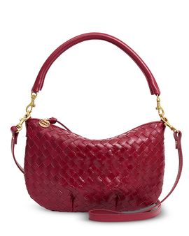 Clare V. Clare V. Petit Moyn Woven Leather Shoulder Bag