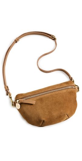 Clare V. Clare V. Petite Fanny Suede Belt Bag Caramel One