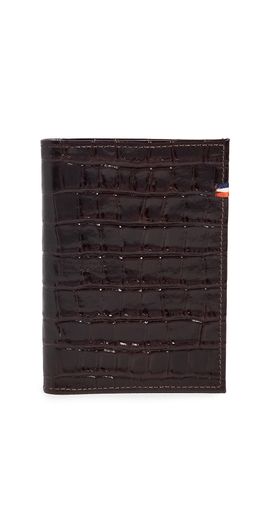 Clare V. Clare V. Roma Croco Passport Sleeve Mahogany One
