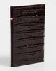 Clare V. Clare V. Roma Croco Passport Sleeve Mahogany One - 3