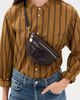 Clare V. Clare V. Roma Croco Petite Fanny Mahogany One - 3