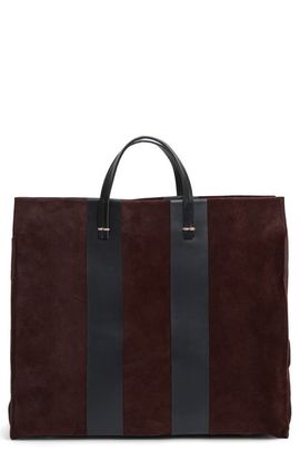 Clare V. Clare V. Simple Suede & Leather Tote