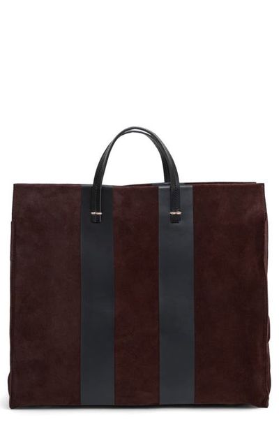 Clare V. Clare V. Simple Suede & Leather Tote