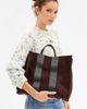 Clare V. Clare V. Simple Suede & Leather Tote - 4