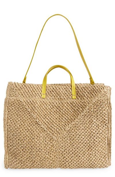 Clare V. Clare V. Simple Woven Raffia Tote Bag