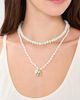 Clare V. Clare V. Stone Slice Necklace Moonstone One - 3