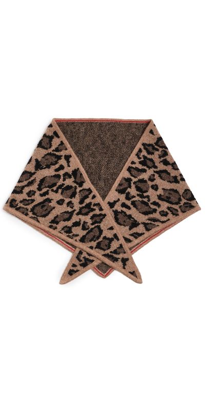 Clare V. Clare V. Triangle Scarf Camel Jaguar One