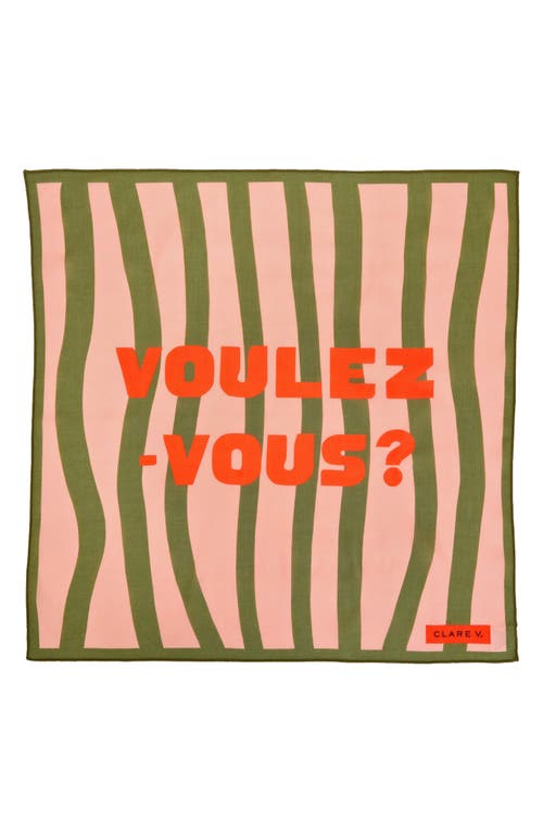Clare V. Clare V. Voulez-Vous Cotton Bandana