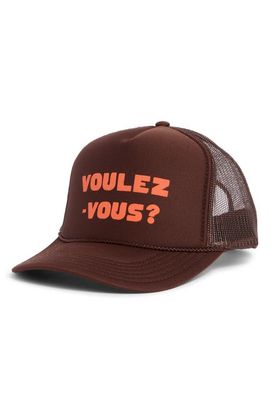 Clare V. Clare V. Voulez Vous Snapback Trucker Hat