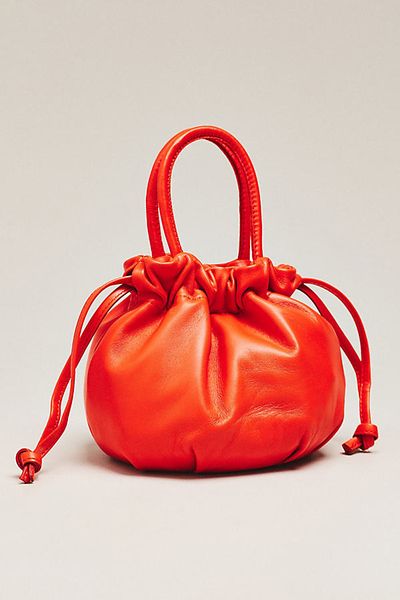 Clare V. Emma Leather Top Handle Bag
