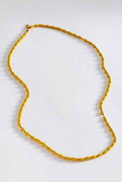 Clare V. Enamel Beaded Necklace