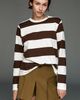 Clare V. Long-Sleeve Crew-Neck Shirt Top - 1