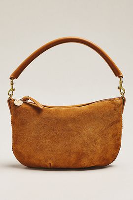 Clare V. Petit Suede Moyen Shoulder Bag
