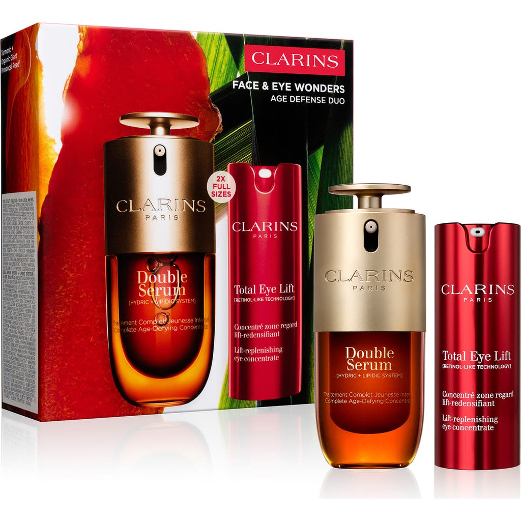 Clarins Clarins Face & Eyes Anti-Aging Set $190 Value 