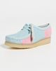 Clarks Clarks Wallabee Flats Pale Blue Stripe - 2