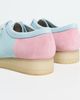 Clarks Clarks Wallabee Flats Pale Blue Stripe - 4