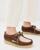Clarks Clarks Wallabee Flats Tan Interest - 3