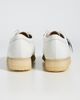 Clarks Clarks Wallabee Flats White Grain Leather - 4