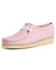 Clarks Clarks Wallabee Shoes Baby Pink Leather - 1
