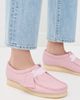 Clarks Clarks Wallabee Shoes Baby Pink Leather - 3