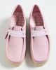 Clarks Clarks Wallabee Shoes Baby Pink Leather - 5