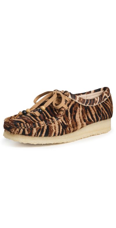 Clarks Clarks Wallabee Shoes Tiger Print