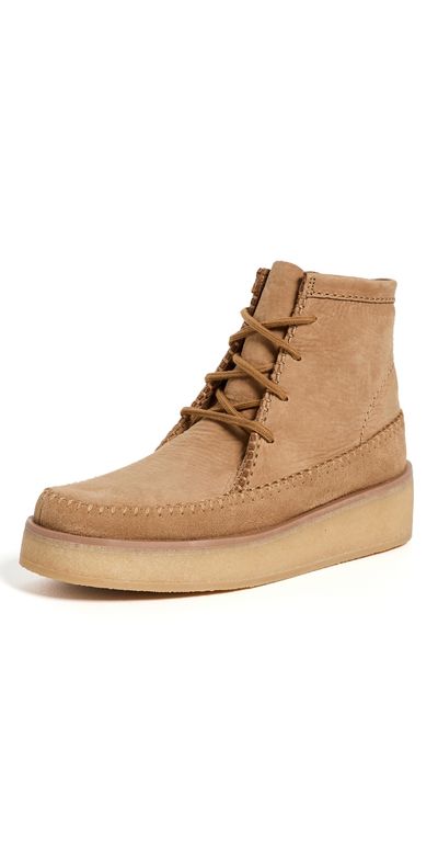 Clarks Clarks Weaver Craft Boots Tan Nubuck