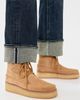 Clarks Clarks Weaver Craft Boots Tan Nubuck - 3