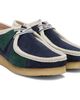 Clarks Originals Clarks Originals Navy & Green Wallabee Derbys - 4