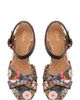 Clarks(r) Clarks(r) Chicly Floral Wedge Sandal - 5