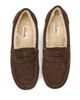 Clarks(r) Clarks(r) Suede Penny Loafer With Pinking Edge Detail Slippers - 4