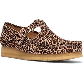 Clarks(r) Clarks(r) Wallabee Genuine Calf Hair T-Bar Loafer