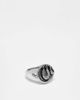 Classics 77 Classics 77 chained snake signet ring in silver - 1