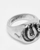 Classics 77 Classics 77 chained snake signet ring in silver - 3