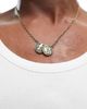 Classics 77 Classics 77 elemental double coin necklace in gold - 3