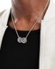 Classics 77 Classics 77 elemental double coin necklace in silver - 4
