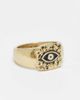 Classics 77 Classics 77 eye square signet ring in gold tone - 3