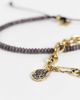 Classics 77 Classics 77 good vibes skull bracelet combo in gray - 2
