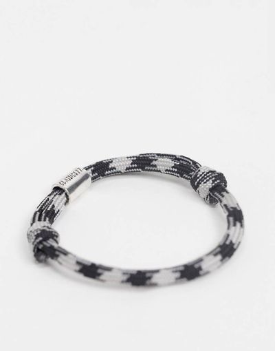 Classics 77 Classics 77 rope bracelet in black and grey