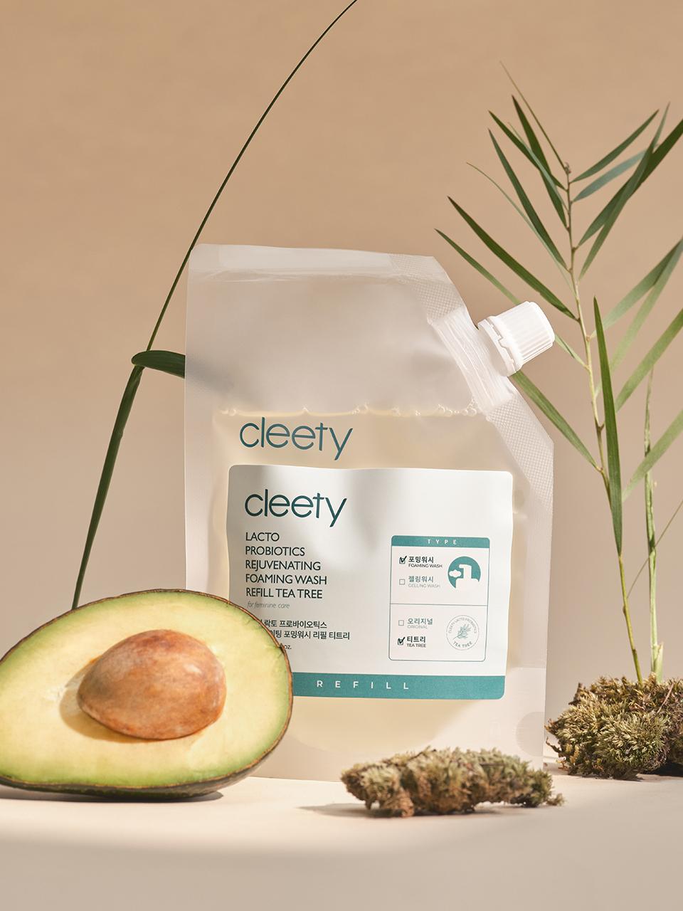 cleety Lacto Probiotics Rejuvenating Forming Wash Tea Tre