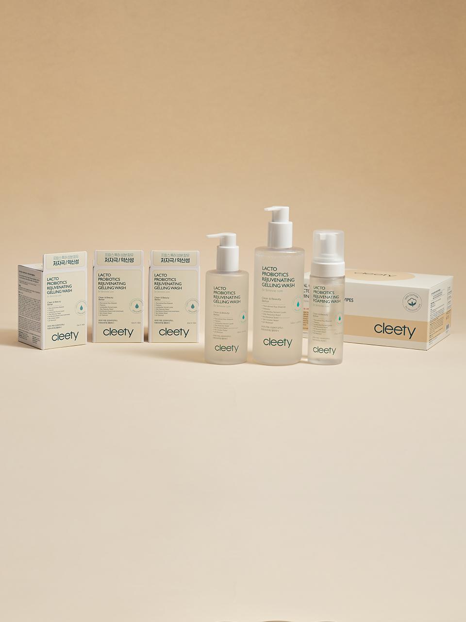 cleety Women's cleansing family package 5 type non-flavor