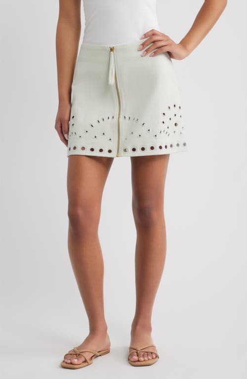 Cleobella Cleobella Adelaide Eyelet Cotton Twill Miniskirt