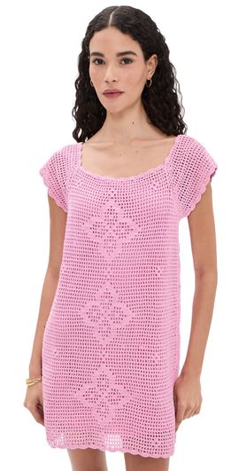 Cleobella Cleobella Clementina Mini Dress Prism Pink
