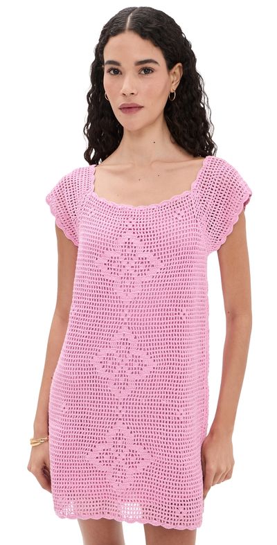 Cleobella Cleobella Clementina Mini Dress Prism Pink