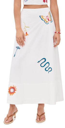 Cleobella Cleobella Eden Skirt Montecito Embroidery Motif