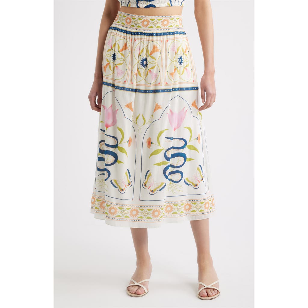 Cleobella Cleobella Elliott Print Midi Skirt