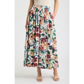 Cleobella Cleobella Maeve Floral Organic Cotton Ankle Skirt
