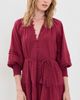 Cleobella Cleobella Meadow Mini Dress Rumba Red - 2