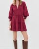 Cleobella Cleobella Meadow Mini Dress Rumba Red - 5