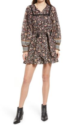 Cleobella Cleobella Trista Long Sleeve Cotton Minidress